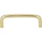 Elements 3-1/2" Center-to-Center Polished Brass Torino Cabinet Wire Pull S271-3.5PB - alternate 3